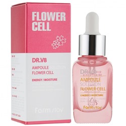 Сыворотка для лица Farm Stay Dr.V8 Ampoule Solution Flower Cell