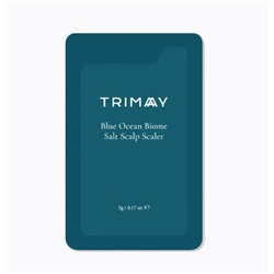 Trimay Пробник Пилинг для кожи головы с морской солью и пробиотиками Blue Ocean Biome Salt Scalp Scaler