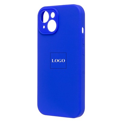 Чехол-накладка ORG Soft Touch с закрытой камерой для "Apple iPhone 15" (blue) (230162)