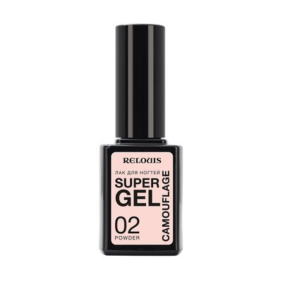 Лак для ногтей Super Gel Camouflage тон 02 powder