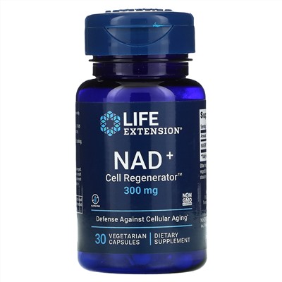 Life Extension, NAD+  Cell Regenerator, 300 mg, 30 Vegetarian Capsules