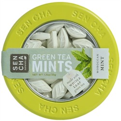 Sencha Naturals, Мятные леденцы с зеленым чаем, марокканские мятные леденцы, 1,2 унции (35 г)