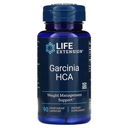 Life Extension, гарциния HCA, 90 вегетарианских капсул