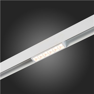 ST361.536.06 Магнитный трековый светильник белый LED 1*6W 3000K 532Lm Ra>80 36° IP20 L115xW22xH44 48V