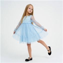 Платье для девочки KAFTAN, размер 30 (98-104 см), цвет голубой
