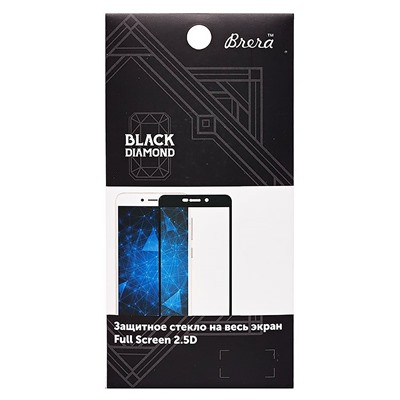 Защитное стекло Full Screen Brera 2,5D для "Samsung SM-J250 Galaxy J2 2018" (black) (black)