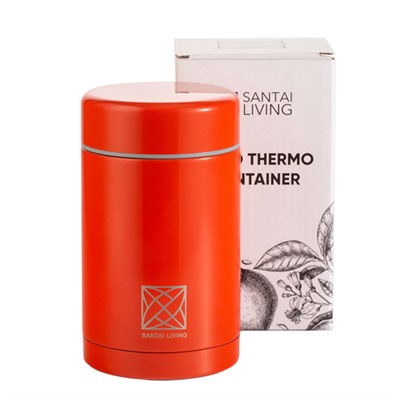 Термос-контейнер для еды "Cube", коралловый Santai Living, 500 мл