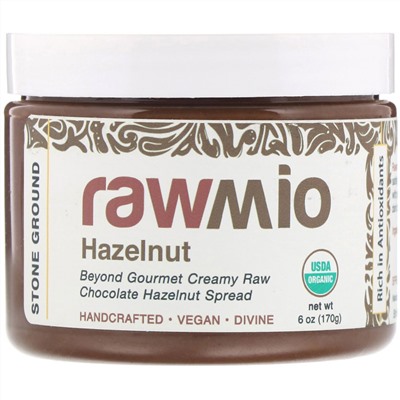 Rawmio, Шоколадная паста с фундуком, 6 унций (170 г)