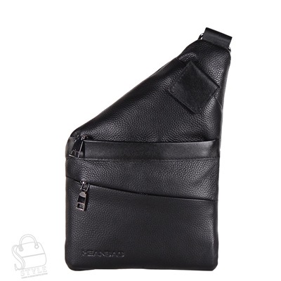 Рюкзак мужской кожаный 027H black Heanbag