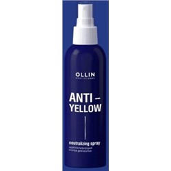 OLLIN ANTI-YELLOW Нейтрализующий спрей для волос 150мл
