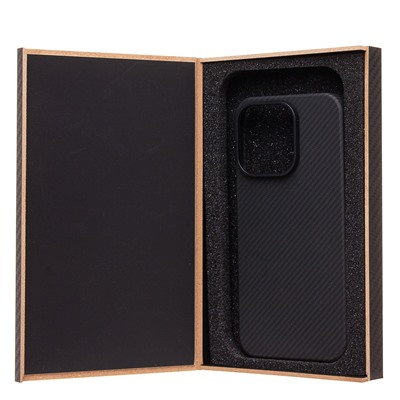 Чехол-накладка - SM009 POSH KEVLAR SafeMag для "Apple iPhone 15 Pro" (black)