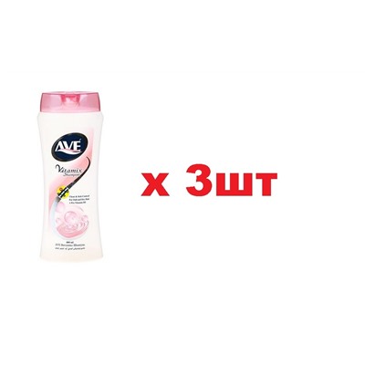AVE Vitamix Шампунь для сухих и поврежденных волос 400мл 3шт