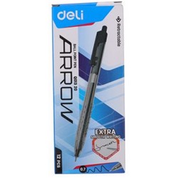 Ручка автоматическая шариковая Arrow EQ01320 черная 0.7мм (1143815) Deli