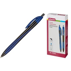 Ручка автоматическая шариковая масляная 0.7мм "Eclipse" синяя (569091) Attache