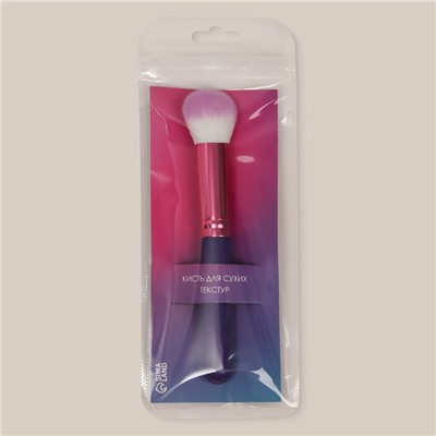 Кисть для макияжа «PENCIL», 15,5 (+/- 1) см, цвет фиолетовый/розовый
