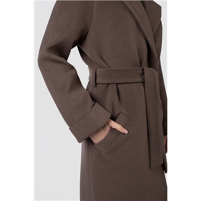 01-11980 Пальто женское демисезонное (пояс)