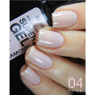 Лак для ногтей Super Gel Camouflage тон 04 rose