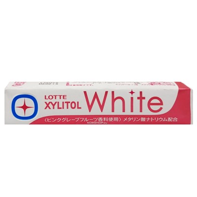 Жевательная резинка Розовый грейпфрут Xylitol White Lotte, Япония, 21 г