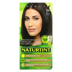 Naturtint, Permanent Hair Color, 3N Dark Chestnut Brown, 5.6 fl oz (165 ml)