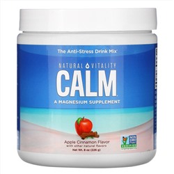 Natural Vitality, CALM, The Anti-Stress Drink Mix, Apple Cinnamon ,  8 oz (226 g)