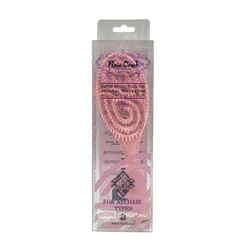 Расческа массажная для волос универсальная светло-розовая Hair Comb, Китай