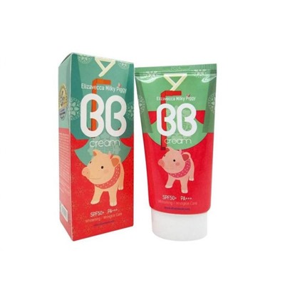 BB-крем для лица Elizavecca Milky Piggy SPF 50+ PA+++ осветляющий антивозрастной, 50 мл