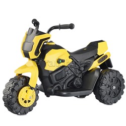 Детский электромотоцикл ROCKET ,1 мотор 20 ВТ, желтый