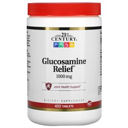 21st Century, Glucosamine Relief, 1000 мг, 400 таблеток