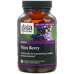 Gaia Herbs, Витекс для женщин, 120 растительных капсул Phyto-Caps с жидкостью