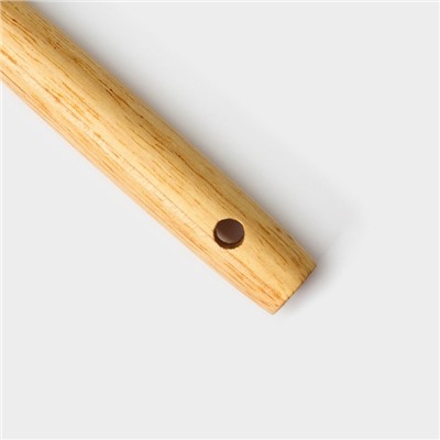 Ложка гарнирная Доляна «Бамбук», силикон, 34 см, цвет МИКС