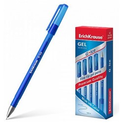 Ручка гелевая G-ICE 0.5мм синяя, игольч. наконечник 39003 Erich Krause
