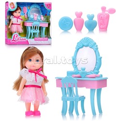 Кукла "Кристина с туалетный столиком" с аксессуарами, в коробке