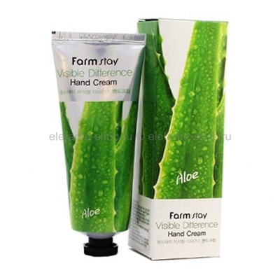 Крем для рук FarmStay Visible Difference Aloe Vera Hand Cream, 100 мл (78)