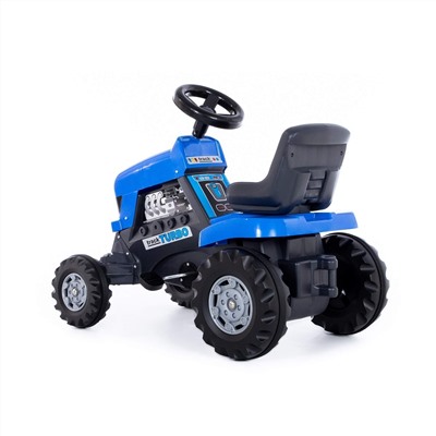 413011 COLOMA Y PASTOR Каталка-трактор с педалями "Turbo" (синяя)
