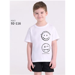 футболка 1ПДФК4331001; белый / Скейтборд