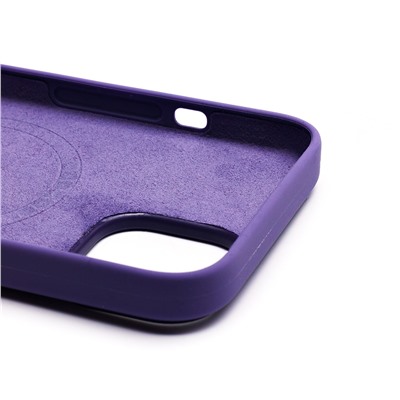 Чехол-накладка ORG Silicone Case SafeMag с анимацией для "Apple iPhone 14" (iris)