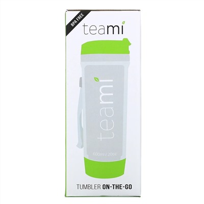 Teami, Tumbler On-the-Go, Green, 20 oz (600 ml)