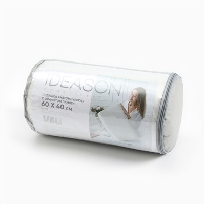 Подушка с эффектом памяти IDEASON  40х60см, пенополиуретан, пэ100%