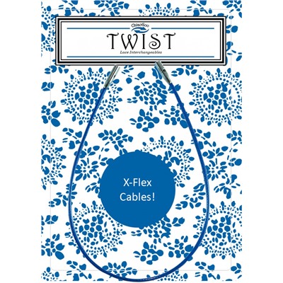 Леска TWIST X-FLEX BLUE CABLES синяя для спиц