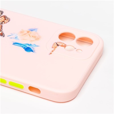 Чехол-накладка - SC246 для "Apple iPhone 12" (006) (light pink)