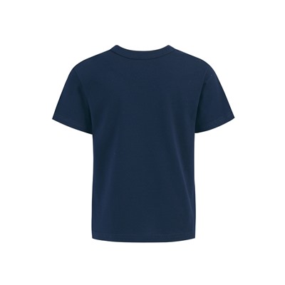 футболка 1ПДФК4333001; темно-синий77 / Скейтборд неон