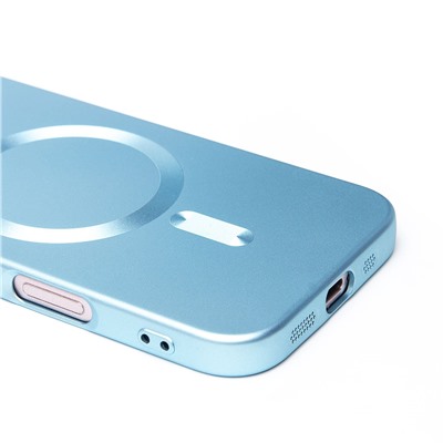 Чехол-накладка - SM020 Matte SafeMag для "Apple iPhone 16" (light blue) (234701)