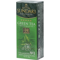 Sundari. Green tea карт.пачка, 25 пак.