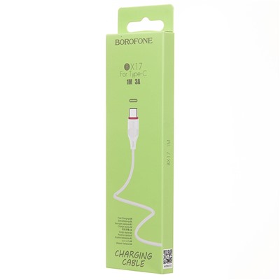 Кабель USB - micro USB Borofone BX17 Enjoy (повр. уп)  100см 2,4A  (white)