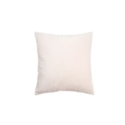 Фирменная подушка, 40х40 см, цвет белый велюр