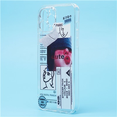 Чехол-накладка - SC273 для "Apple iPhone 13 Pro Max" (001) (прозрачный)