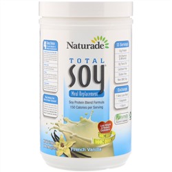 Naturade, Total Soy, Meal Replacement, French Vanilla, 17.88 oz (507 g)