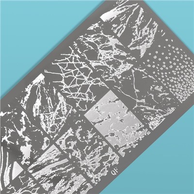 Диск для стемпинга металлический «Текстура», 12 × 6 см