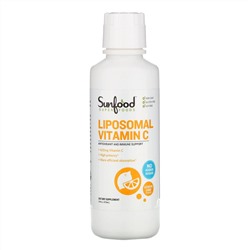 Sunfood, Liposomal Vitamin C, Lemon Lime, 16 fl oz (473 ml)