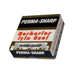 Лезвия для бритья односторонние для шаветок Perma-Sharp Super Stainless 100шт. в картонном блоке